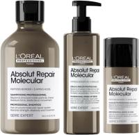 LOREAL Absolut Repair Molecular maska serum szampon do włosów zniszczonych