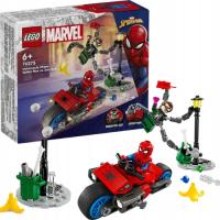 LEGO MARVEL SPIDERMAN 76275 Pościg na motocyklu Dr Ock