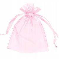 Мешки из органзы 10шт 7X9 светло-розовый Розовый для свадьбы крестины конфеты