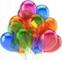 Balony crystal transparentne kolorowe balony profesjonalne 10 cali 50 SZTUK