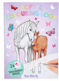 Kolorowanka kopiowanka Konie Miss Melody 12179