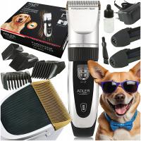 Машинка для стрижки собак, кошек, бесшумный набор, профессиональная беспроводная