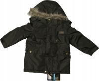 Kurtka zimowa wodoodporna wiatroszczelna czarna chłopięca Trespass 92-98