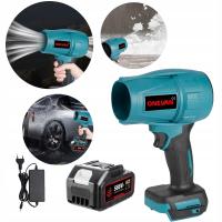 MOCNY WENTYLATOR PROFESJONALNA DMUCHAWA SUSZARKA BEZSZCZOTKOWA + AKUMULATOR