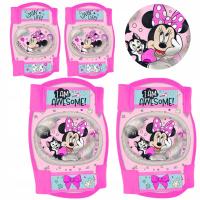 РОЛИКОВЫЕ, ВЕЛОСИПЕДНЫЕ НАКОЛЕННИКИ ДЛЯ ЛОКТЕЙ И КОЛЕН МИННИ МАУС МИННИ 3