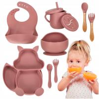 СИЛИКОНОВАЯ ПОСУДА НАБОР ДЛЯ КОРМЛЕНИЯ ДЛЯ МЛАДЕНЦЕВ БЕЛКА 9 EL