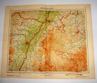 REJON POŁUDNIOWEGO RENU 1934 Minerva Atlas