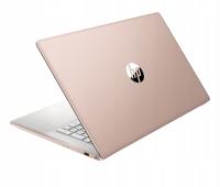 Różowy Laptop dla kobiety HP 17 Ryzen 3 16GB SSD 512GB AMD Radeon FHD Win11