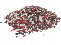 Płatki dekoracyjne do posadzek 0,5kg Czerwone