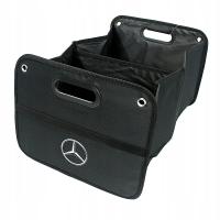 Organizer do bagażnika Mercedes-Benz OE czarny składany poliester
