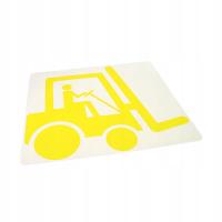 WÓZEK WIDŁOWY ŻÓŁTA / BHP