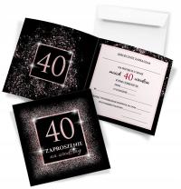 Приглашения на 40-й день рождения конверт NC5