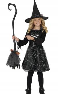 MIOTŁA CZAROWNICY WIEDŹMY CZAROWNICA 90CM WIEDŹMA HALLOWEEN SKŁADANA STRÓJ