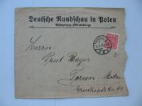 BYDGOSZCZ-BROMBERG DEUTSCHE RUNDSCHAU IN POLEN REKLAMA 1933