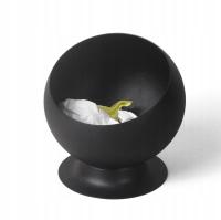 MINI KOSZ NA ŚMIECI ODPADY STOŁOWY NA BIURKO ŚMIETNICZEK ŚMIETNIK CZARNY 1L