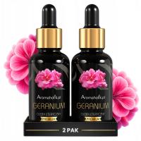 2x Olejek Geranium Olejki Eteryczne Naturalne Kwiatowy Zapach 60ml