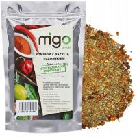 Помидоры с базиликом и чесноком - 100г-MIGogroup