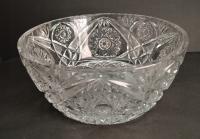 ANK PRL STARA SZKLANA KRYSZTAŁOWA MISA MISKA SALATERKA