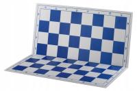 Пластиковая складная шахматная доска № 4-синий