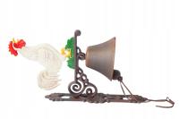 Колокол чугунный петух пьющий петушок колокольчик