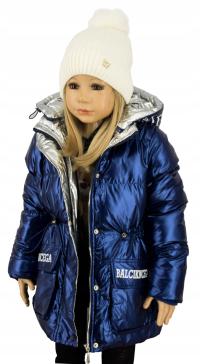 ZKZ008 Przedłużana kurtka zimowa puch syntetyczny duża wymiary