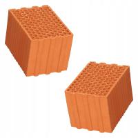 TERMOTON 25cm Diament S klasa 15 kratówka cegła ceramiczna dziurawka ściana