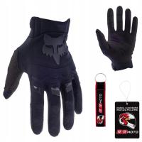 Rękawiczki motocyklowe cross quad FOX Dirtpaw black/black czarny