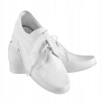 Białe buty komunijne dla chłopca obuwie chłopięce do komunii komunia 10B-34