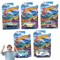 Zestaw 5x samochodzik Hot Wheels Celebration prezent