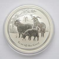 AUSTRALIA 1 $ 2015 LUNAR ROK KOZY KOZŁA UNCJA SREBRO