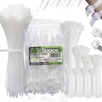 OPASKI SAMOCHODOWE ZACISKOWE 100mm x 2,5mm BIAŁE