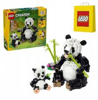 LEGO CREATOR 31165 ДИКИЕ ЖИВОТНЫЕ СЕМЬЯ ПАНД ДЛЯ ПОДАРОЧНОЙ СУМКИ