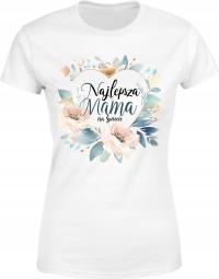 Koszulka damska z nadrukiem Najlepsza Mama na świecie prezent dla mamy