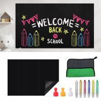 Magnetyczna Naklejka Tablicowa Odklej i Przyklej Tablicę Kredową Na Ściany Z Kredą