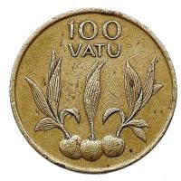 VANUATU 100 VATU 1988 KIEŁKUJĄCE KOKOSY - GRUBA