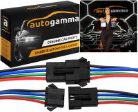 Złączka taśma LED komplet wtyczka + gniazdo JST SM 4PIN