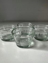Miseczki salaterki zestaw 4szt szkło prl i34