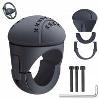 UCHWYT NA GAŁKĘ KIEROWNICY OBRÓT O 360° ANTYPOŚLIZGOWY SILIKON UNIWERSALNY