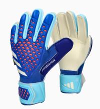 Rękawice adidas Predator Match Fingersave - Niebieski IA0878 | rozmiar 8