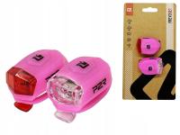 ZESTAW LAMPEK ROWEROWYCH DO ROWERU LED PRZÓD TYŁ KOMPLET LAMPKI ROWEROWE