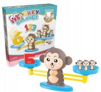 Waga gra matematyczna Małpka nauka matematyki cyfry uczy dodawania