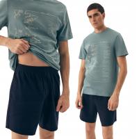 Piżama męska Henderson 42598-77X SURF krótki rękaw