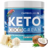 Крем белый шоколад кокосовое без сахара арахисовое масло кето для диабетиков