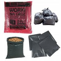 WOREK WORKI NA GRUZ ODPADY ŚMIECI MEGA MOCNE EXTRA STRONG 4 SZTUKI - 240 L