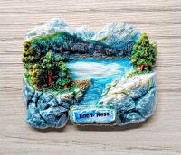 LOCH NESS JEZIORO SZKOCJA Magnes na lodówkę ceramiczny C549