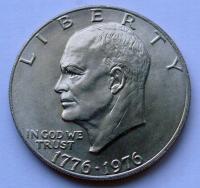 USA - ONE DOLLAR 1976 NIEPODLEGŁOŚĆ Eisenhower (2)