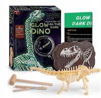 DIPLODOK ŚWIECĄCY DINOZAUR- WYKOPALISKO zabawka 3D