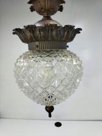 ŻYRANDOL LAMPA NAFTOWA WISZĄCA RUSTYKALNA