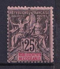 OCEANIA,kolonia francuska* Mi 8 Alegoria, 60€