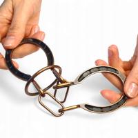 Podkowy Logiczna Łamigłówka Metalowa Gra Puzzle dla Nastolatka i Dorosłych